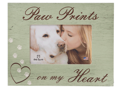Paw Prints on My Heart - Picture Frame