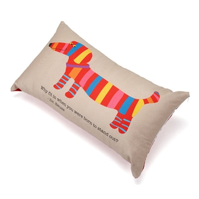 Why Fit in When You Were Born to Stand Out? Accent Pillow (12" x 20")