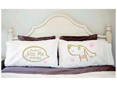 Always Kiss Me Goodnight - Pillow Case Set