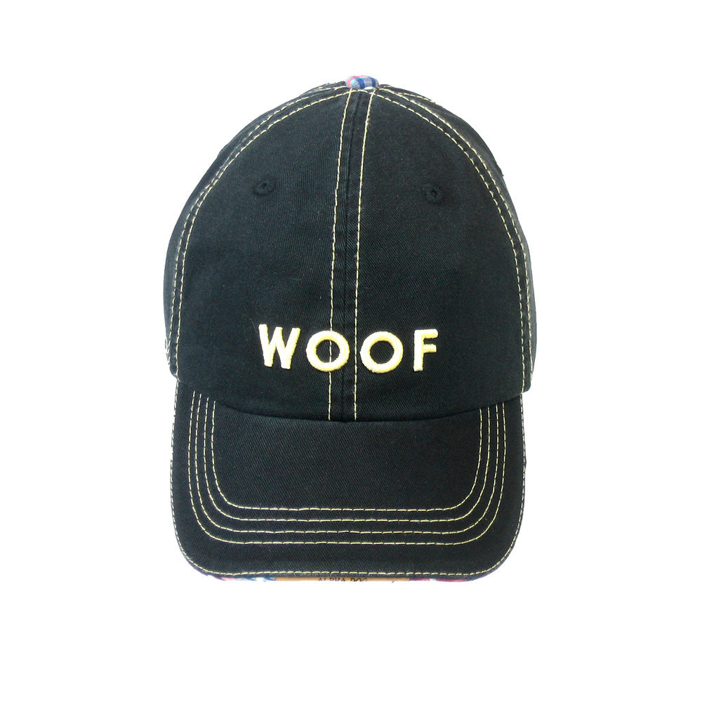 Woof Baseball Cap Black