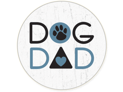 Dog Dad - Car Coaster