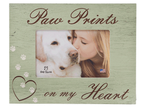 Paw Prints on My Heart - Picture Frame