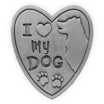 I Love My Dog - Visor Clip