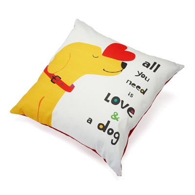 All You Need is Love and a Dog Accent Pillow (20