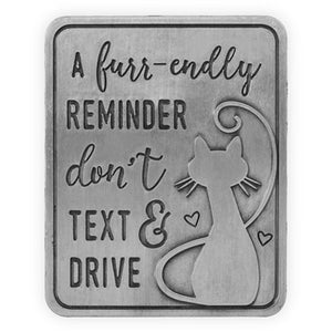 Don't Text And Drive - Cat Visor Clip