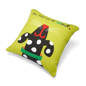 You Had Me at Woof Accent Pillow (18" x 18")