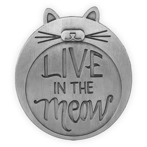 Live In The Meow - Visor Clip