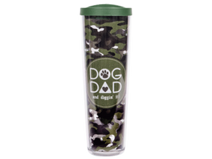 Dog Dad w/Hunter Green Lid - Drinkware