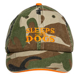 Sleeps With Dogs Baseball Cap - Camo