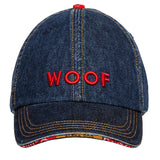 Woof Baseball Cap - Denim