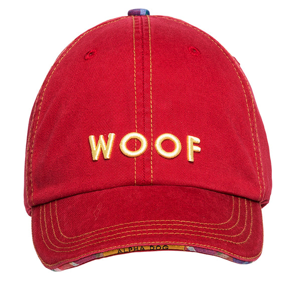 Woof Baseball Cap - Red